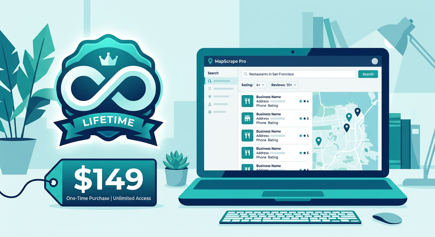 Google Maps Scraper Lifetime Deal: What's Actually Available in 2026